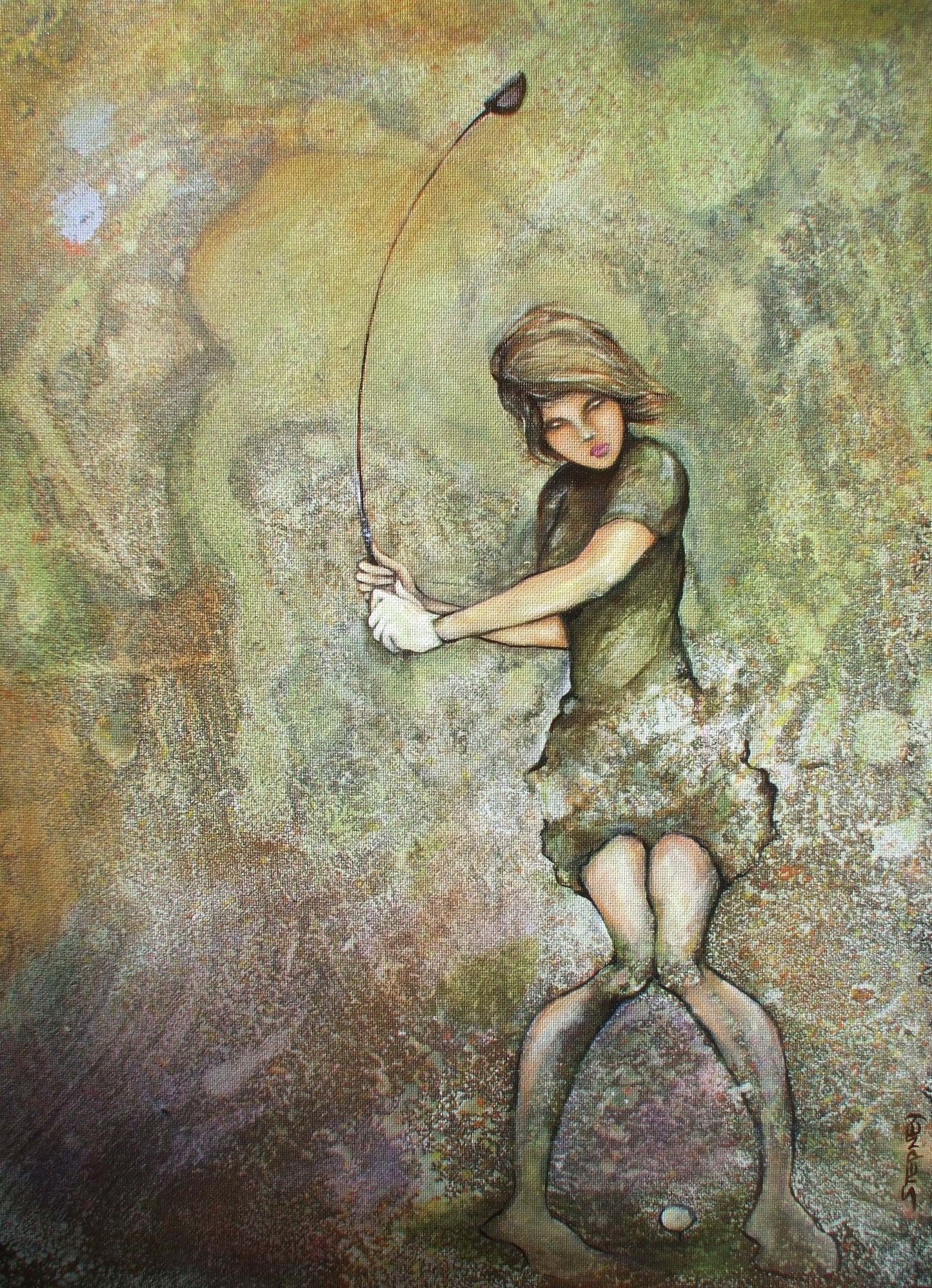 Follow Through Giclee