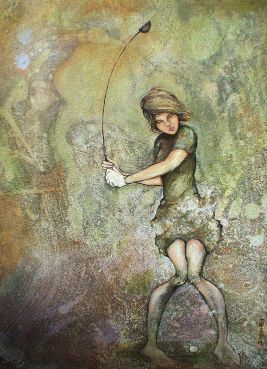 Follow Through Giclee